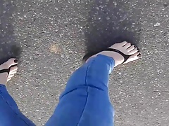 platform flip flops