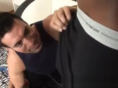 Gay big black cock interracial