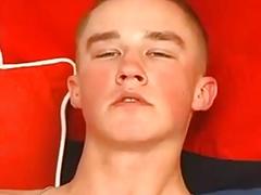 Beautiful young soldiers at first time