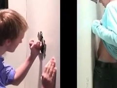 Gloryhole BJ with Sexy gay stud
