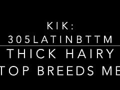 Thick Hairy Top Breeds Me