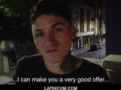 Amateur Latino Youngster Fellow Paid Cash To Get Penetrated By Professional