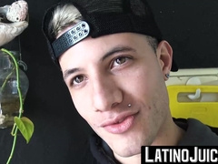 Uber-cute boys Mexican Dave and Ayun eats each others chisel until one of them spunks