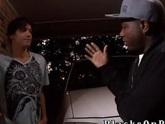 This cutie loves the idea of being used by two black dicks