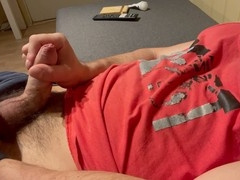 Jerk off, caught, jerking