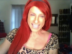 Hot crossdresser with nylons 8