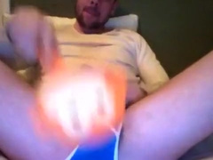 CBT Ball busting with monkey paddle