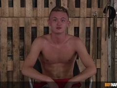 College twunk Oliver Wesley smacked by dad Sebastian Kane