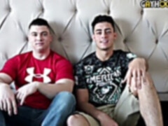 First Time Gay fucky-fucky: Nick ravages Collins cock-squeezing Hole!