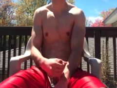 Caught on balcony4444