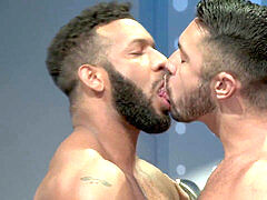 2 Hairy Studs On a handy sofa