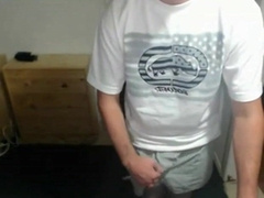 Cute nerdy boy cum to face on webcam 6