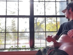 Fapping With The Window Open For Anyone To Observe!!!