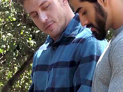 giant rigid arab meatpipe Ali hammering hard outdoor at Alexander