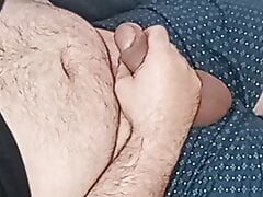 Jerking, jerking and jerking! caresses his dick