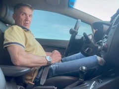 street passion with self-pleasure