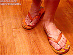 Sole, homemade, muscle girl