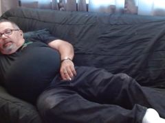 Caught Masturbating on Couch