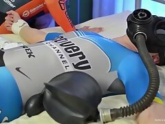 Breath Control in cycling suit