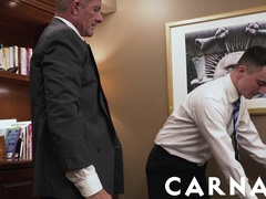 MasonicBoys - DILF aged licks asshole and ravages lad apprentice in office