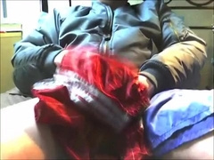 MA1 Bomber and Nylon Shorts Jerk Off