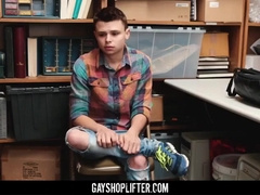 Shoplifter Twink Shoplifter Boy Barebacked By Security Guard For Stealing