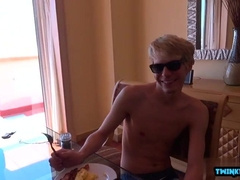 Tat Youngster Three Way And Facial Cumshot