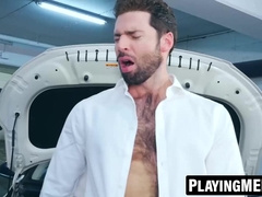 PlayingMen.com - Camper mechanic Gustavo Cruz donk penetrated from torrid hairy man