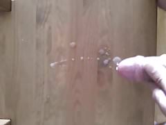 Unloading my pumped cock