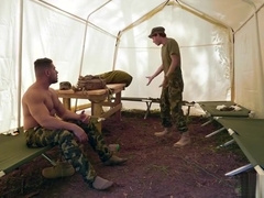 Big dick military anal sex with cum in mouth