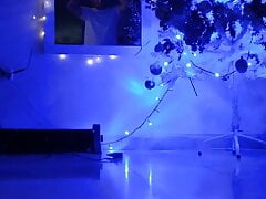 Natural feet on christmas