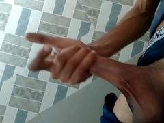 Intense cum shot scene