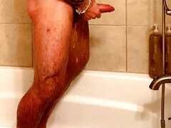Masturbating in the shower!