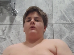 Huge fellow drains and ejaculates