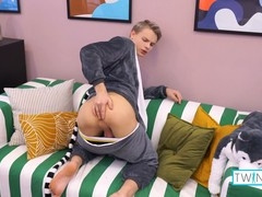 Twink Christian Adams pleasures himself with a sensual finger session