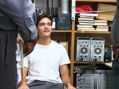 Straight perp rammed by two LP Officers bareback anal