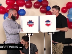 Election Day Pulverize Festival ~ Nice Bottom Gets A-hole Wrecked Before Voting ~ Say Uncle