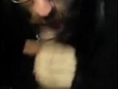 Bearded Guy Sucks Interracial Cock in a Public Restroom88888