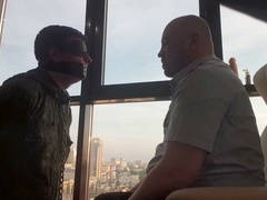 Sm, handcuffed slave, police fuck