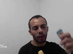 Saucy condensed milk that I am going to slurp with a banana