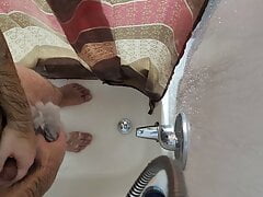 Sexy guy shower time