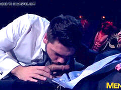 Wolf, gay blowjob, big cock