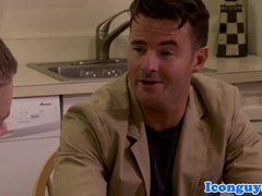 Young grizzly masturbates his shaft while assfingered