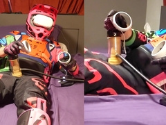 Moto biker fapped while eyeing VR pornography