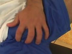 Horny football guys barebacking at the gym