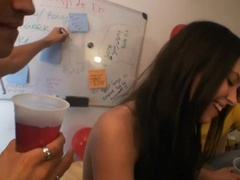 Arrange a wild gangbang with some hot, steamy action!