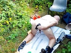 Found him naked and fisting