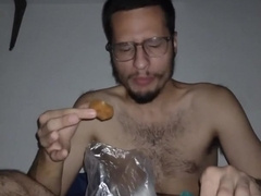 Comendo um montao de salgadinho e um pouco do meu progresso