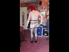 Tina,Self spanking