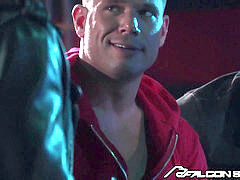 Nerdy Scientist Morphs Himself Into steaming guy & Fucks 2 Muscle hunks